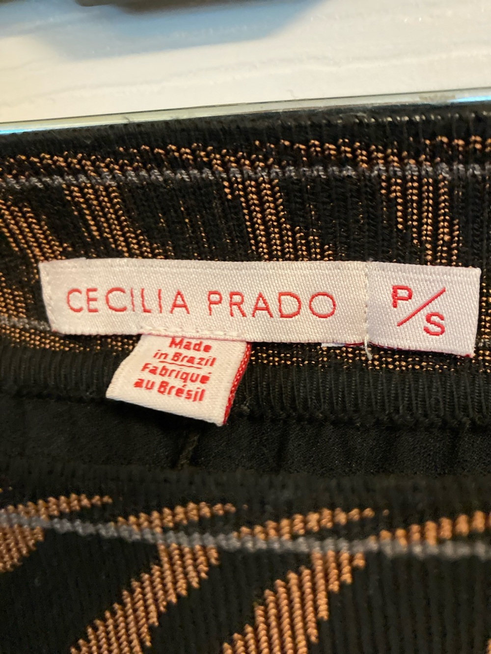 Cecilia Prado Knit Wide-Leg Pants with Lining- Brown - Picture 2 of 7
